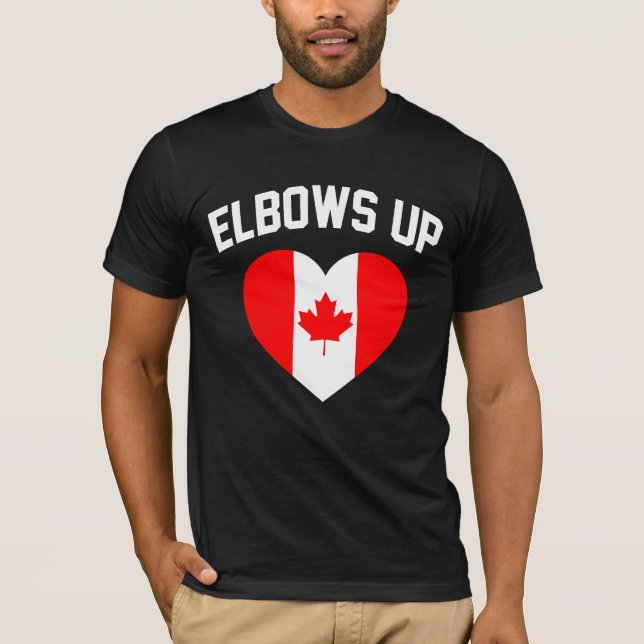 Camiseta Elbows Up Canada (Anverso)