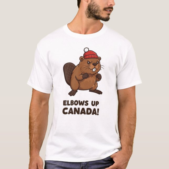Camiseta Elbows Up Canada (Anverso)