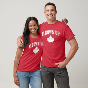 Camiseta Elbows Up Canada.