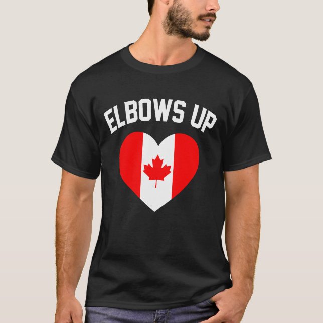 Camiseta Elbows Up Canada (Anverso)
