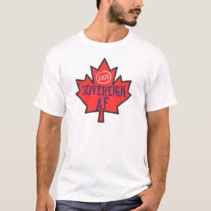 Camiseta elbows up canadá 100% soberano hecho en canadá tee