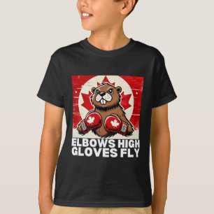 Camiseta Elbows Up Canada Canada Counter Tarifas Beaver B