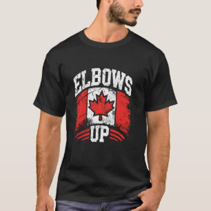 Camiseta Elbows Up Canada Flag Support Orgulloso