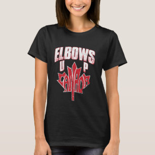 Camiseta Elbows Up Canadá Hombres Mujer Top Canadi