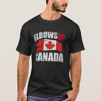 Camiseta Elbows Up Canadá Hombres Mujer Top Canadi