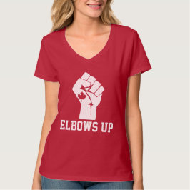Camiseta Elbows Up Canada - Orgulloso Canadá