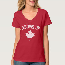 Camiseta Elbows Up Canada - Orgulloso Canadá