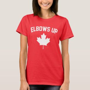 Camiseta Elbows Up Canada - Orgulloso Canadá
