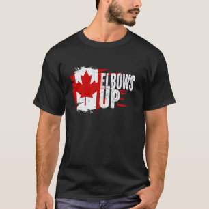 Camiseta Elbows Up Canada True North Strand Free Proud