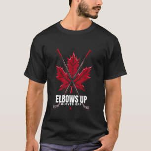 Camiseta Elbows Up Canada True North Strand Free Proud