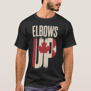 Camiseta Elbows Up Canada True North Strand Free Proud