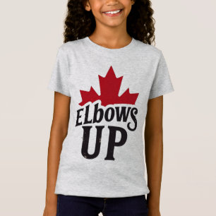 Camiseta Elbows Up - Espíritu canadiense audaz