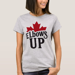 Camiseta Elbows Up - Espíritu canadiense audaz
