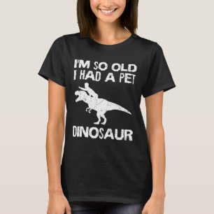 Camiseta Eld pensionista de retiro de dinosaurio para adult