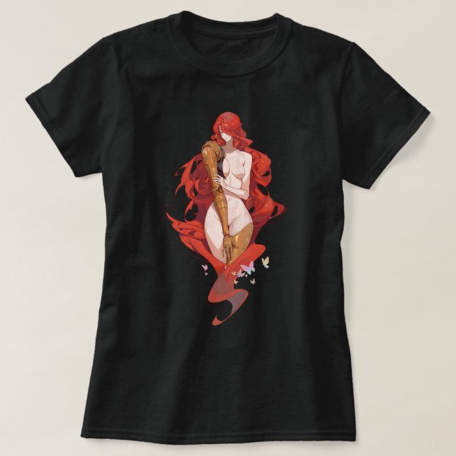 Camiseta Elden Ring Malenia alas mariposa Classic  (Diseño del anverso)