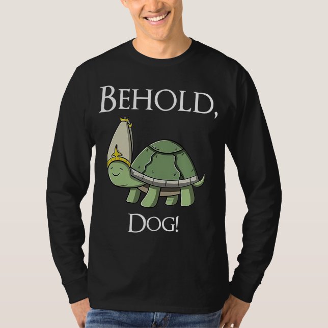 Camiseta Elden Ring Praise The Dog Behold Dog Meme (Anverso)