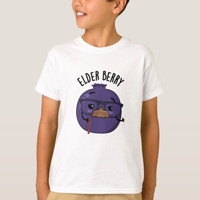 Camiseta Elder-berry Funny Berry Pun (Anverso)
