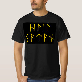 Camiseta Elder Futhark Hail Satan