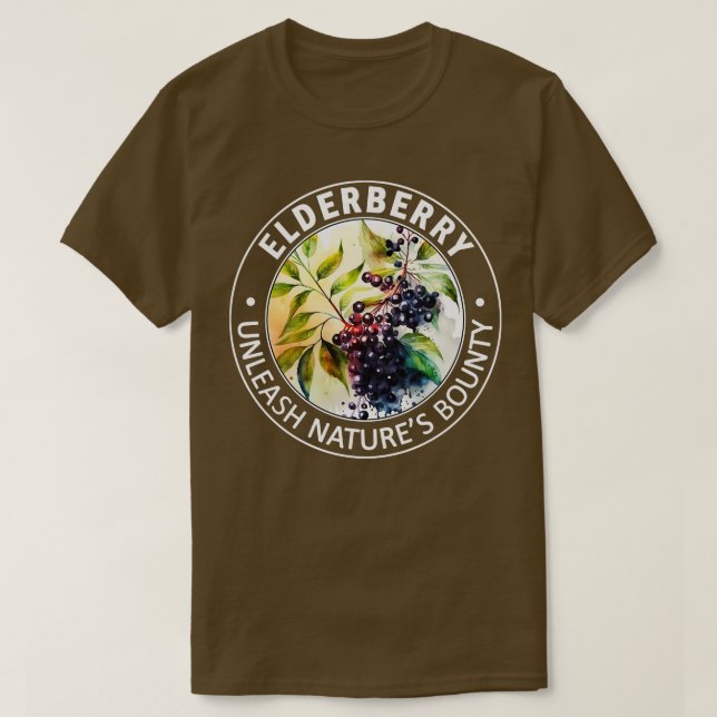 Camiseta Elderberry desata naturas bounty (Diseño del anverso)