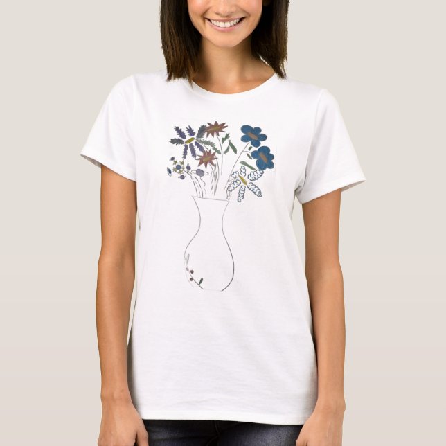 Camiseta Eleaganza floral (Anverso)