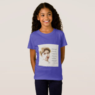 Camiseta Eleanor Roosevelt y Grandes Mentes Cita