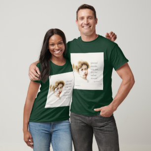 Camiseta Eleanor Roosevelt y Grandes Mentes Frase Unisex