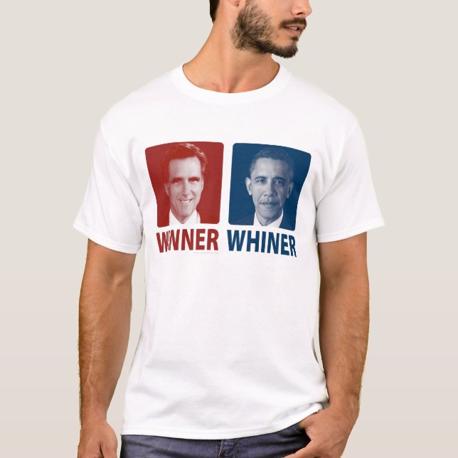 Camiseta Elección 2012 del ganador o del Whiner (Anverso)