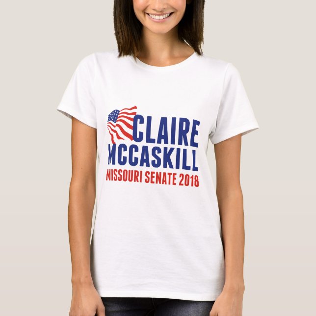 Camiseta Elección 2018 del senado de Claire McCaskill (Anverso)