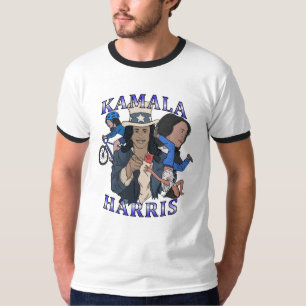 Camiseta Elección al estilo de rap clandestino de Kamala Ha