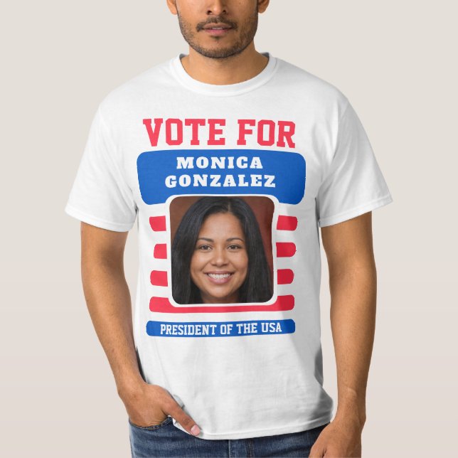 Camiseta Elección de campaña personalizado (Anverso)