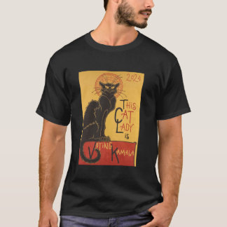 Camiseta Elección de cédula de votación divertida de Cat La