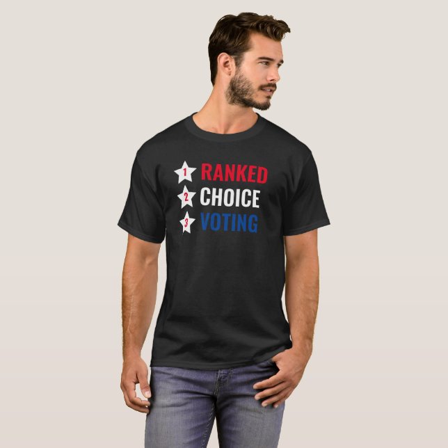 Camiseta Elección de clasificación RCV Acción política (Anverso completo)