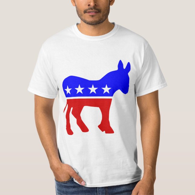 Camiseta elección de demócrata de burro (Anverso)