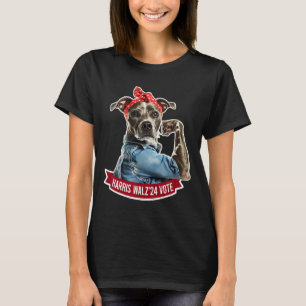 Camiseta Elección de Dog Lady Kamala Harris Tim Walz