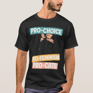 Camiseta Elección de Gato Feminista Madre Derechos Reproduc