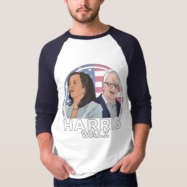Camiseta Elección de Harris Walz (Anverso)