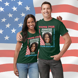 Camiseta Elección de la campaña del Senador Personalizado
