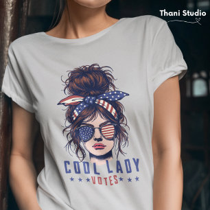 Camiseta Elección de la dama de cabello desordenada de Guay