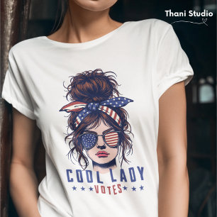 Camiseta Elección de la dama de cabello desordenada de Guay