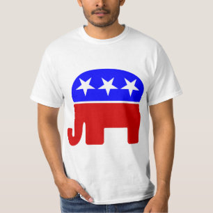 Camiseta elección de la política de elefantes republicanos