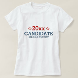 Camiseta Elección de voto agrega tu propio texto personaliz