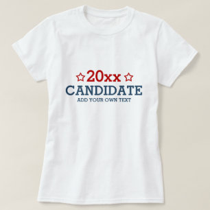 Camiseta Elección de voto agrega tu propio texto personaliz