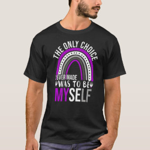 Camiseta Elección del Orgullo Asexual Solo Sé Yo Lgbtq Ace