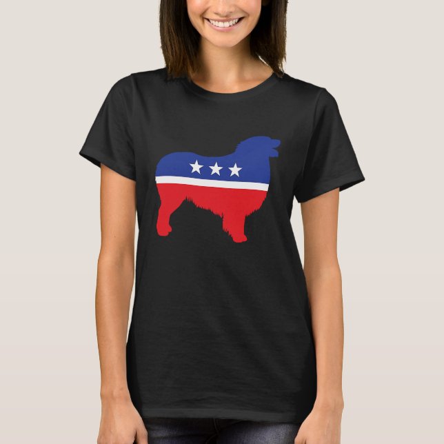 Camiseta Elección del símbolo político del Pastor Australia (Anverso)