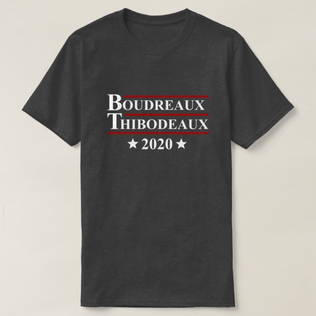 Camiseta Elección divertida de Boudreaux y de Thibodeaux (Diseño del anverso)