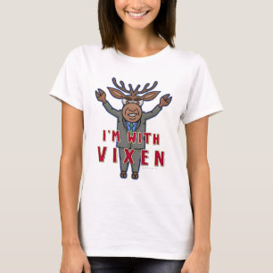 Camiseta Elección divertida del navidad estoy con el reno