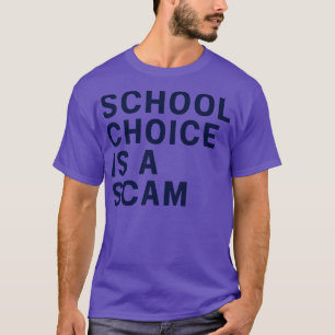 Camiseta elección escolar es un fraude