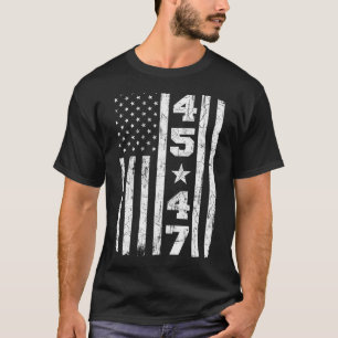 Camiseta Elección presidencial de Trump con bandera norteam