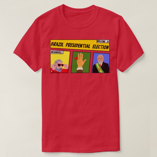 Camiseta Elección presidencial en Brasil (Diseño del anverso)