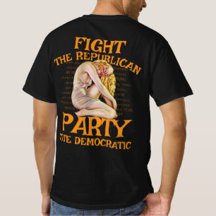CAMISETA ELECCIÓN ZL X1 KP VOTO PARTIDO DEMÓCRATA COSTO T